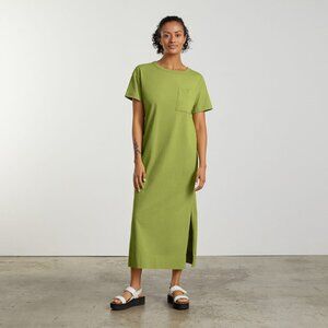 Everlane The Organic Weekend Maxi Dress Green Base - Size S